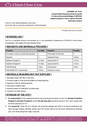 ELISA-Kit-for-Sperm-Associated-Antigen-9-(SPAG9)-SEF909Hu.pdf