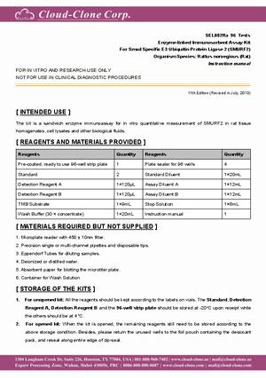 ELISA-Kit-for-Smad-Specific-E3-Ubiquitin-Protein-Ligase-2--SMURF2--SEL082Ra.pdf