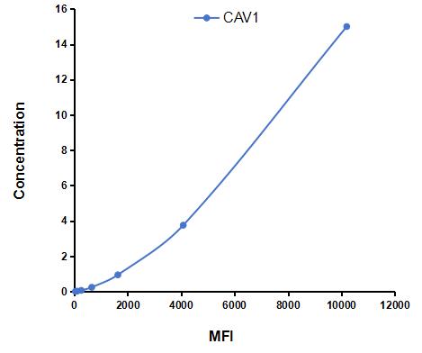 Multiplex Assay Kit for Caveolin 1 (CAV1) ,etc. by CBA (Cytometric Bead Array)