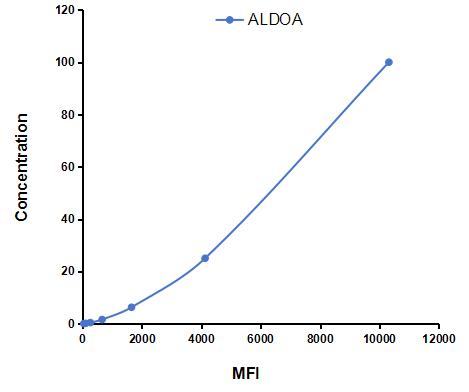 Multiplex Assay Kit for Aldolase A, Fructose Bisphosphate (ALDOA) ,etc. by CBA (Cytometric Bead Array)