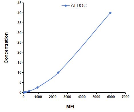 Multiplex Assay Kit for Aldolase C, Fructose Bisphosphate (ALDOC) ,etc. by CBA (Cytometric Bead Array)