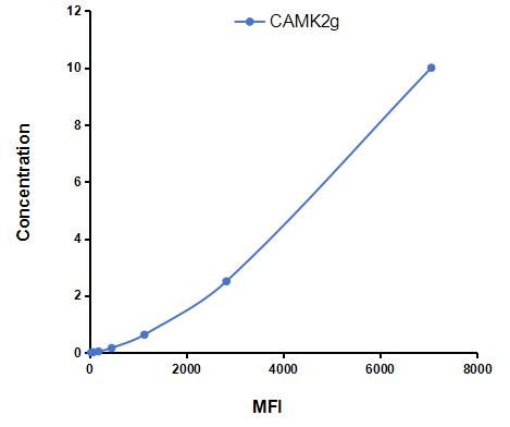 Multiplex Assay Kit for Calcium/Calmodulin Dependent Protein Kinase II Gamma (CAMK2g) ,etc. by FLIA (Flow Luminescence Immunoassay)